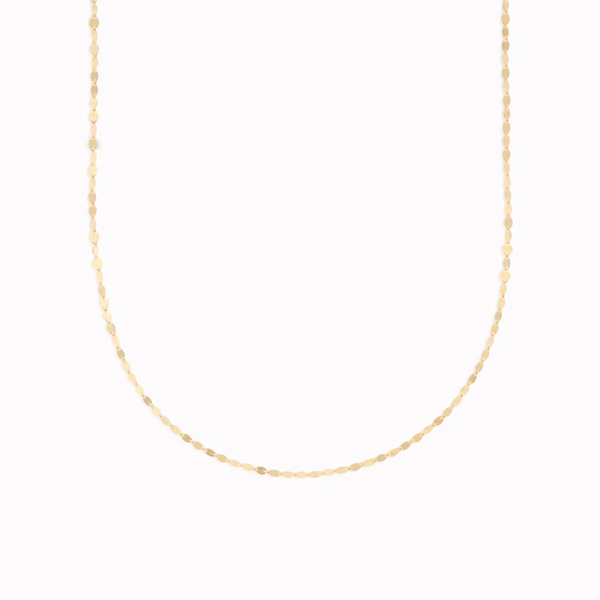 14k Gold Petal Chain Necklace - Fleur