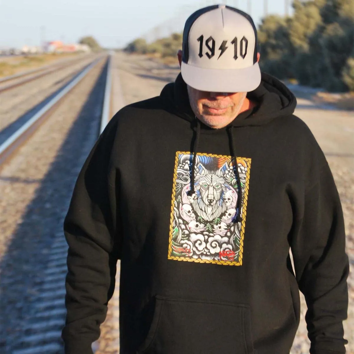 1910 Midnight Howler Hoodie - Black