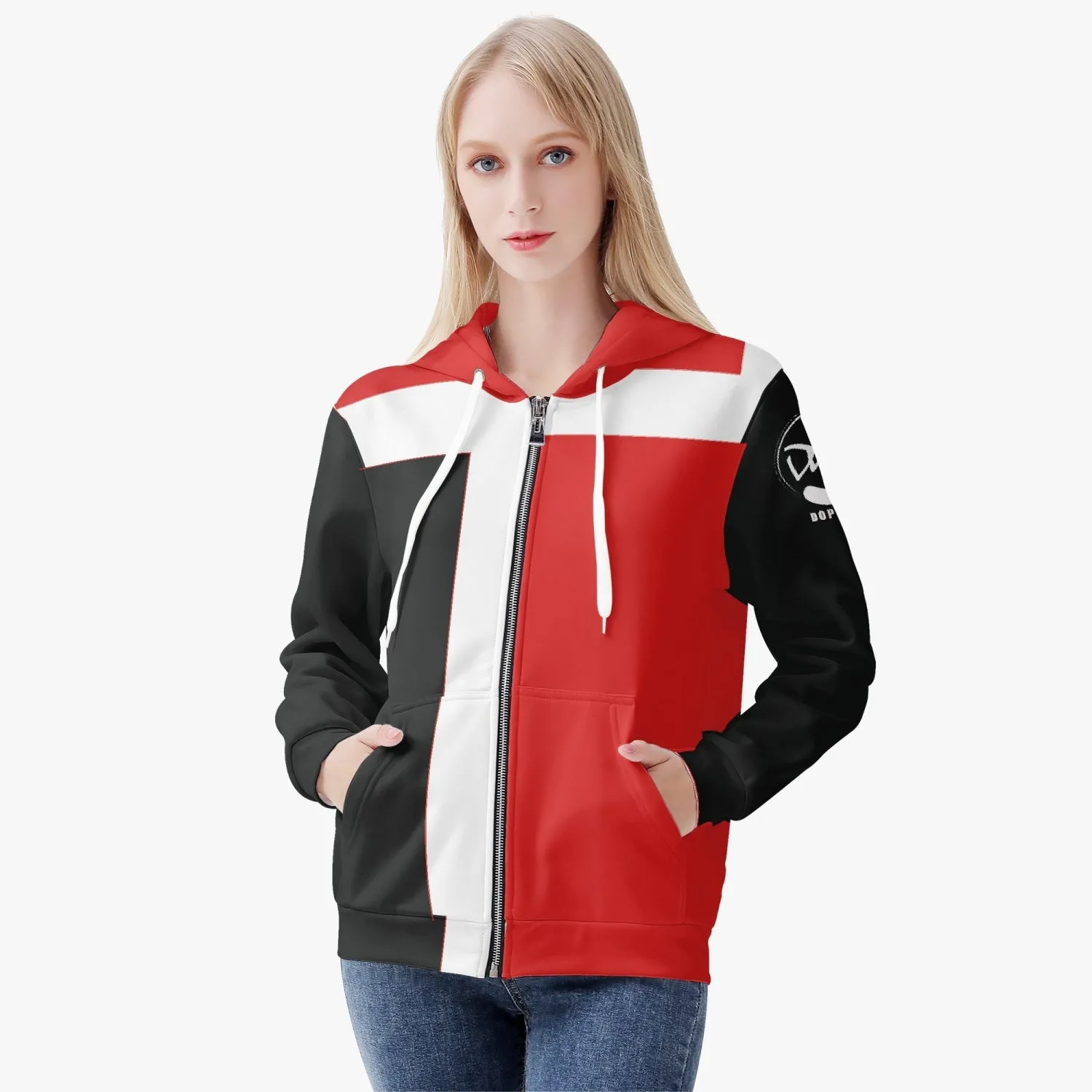 221. Women's Dopeware Full Zip Up Hoodie