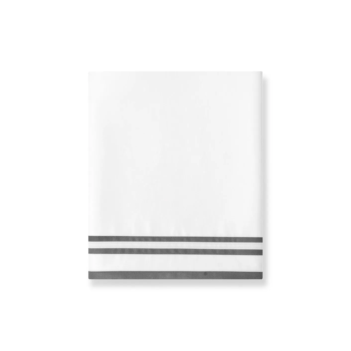 430TC Sateen Striped Flat Sheet | Amalia Home Sonata