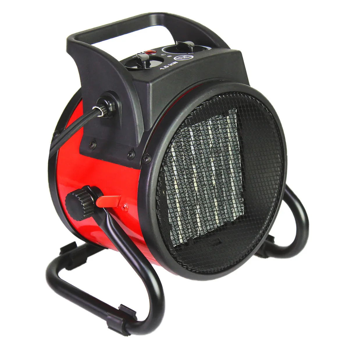 7 In. Electric Indoor Portable Fan-Forced Ceramic Heater