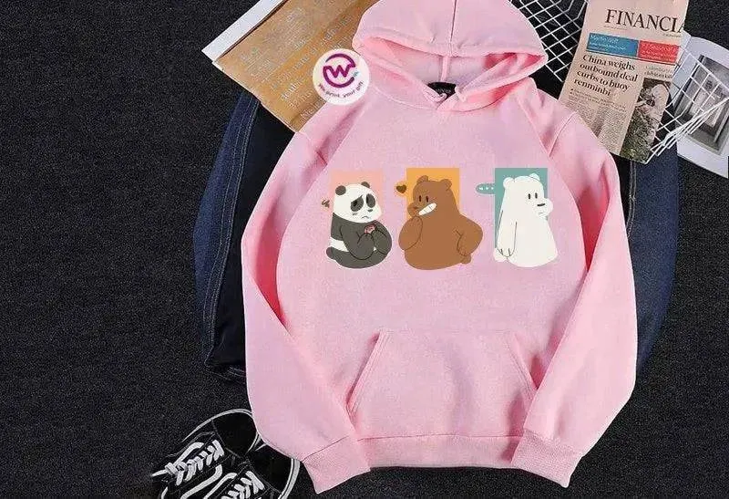 Adult Hoodies - 3 Bears