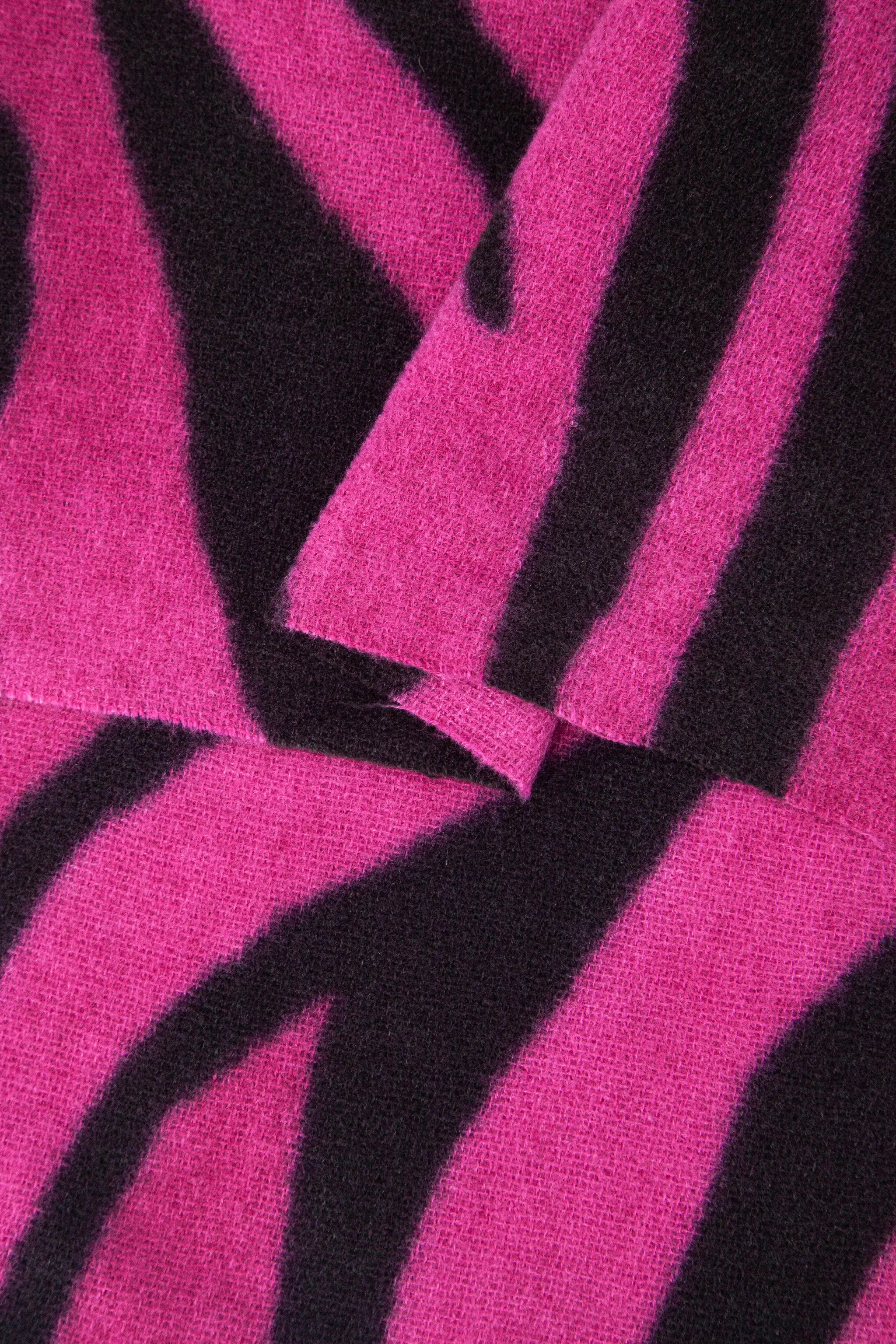 Ainslie Lightweight Scarf - Fuchsia, Zebra