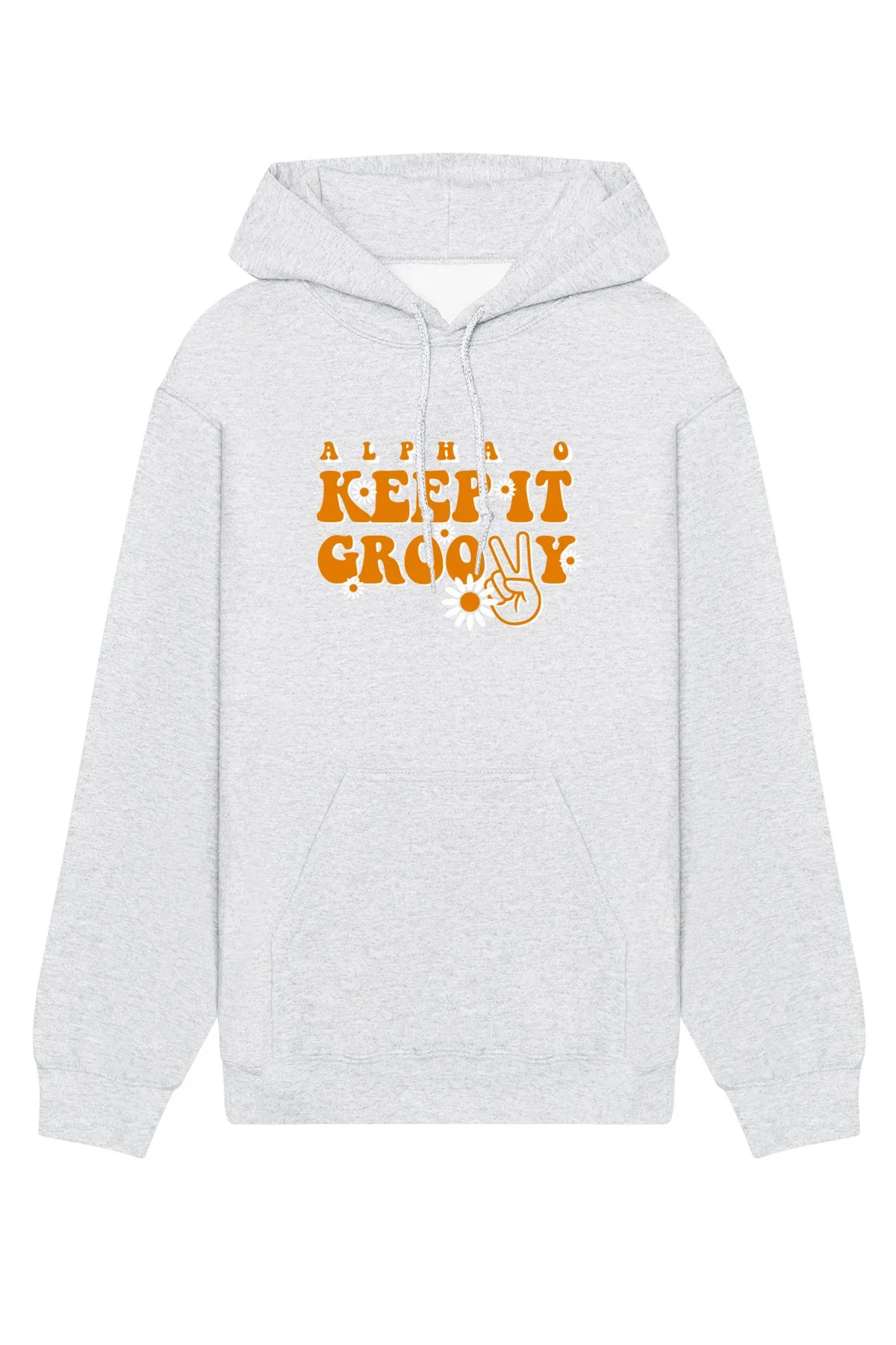 Alpha Omicron Pi Keep It Groovy Hoodie