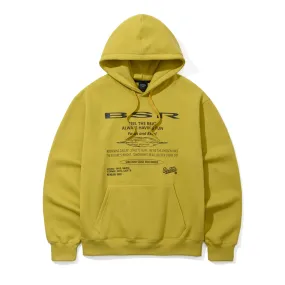 ALWAYS HAVING FUN HOODIE LIME MUSTARD