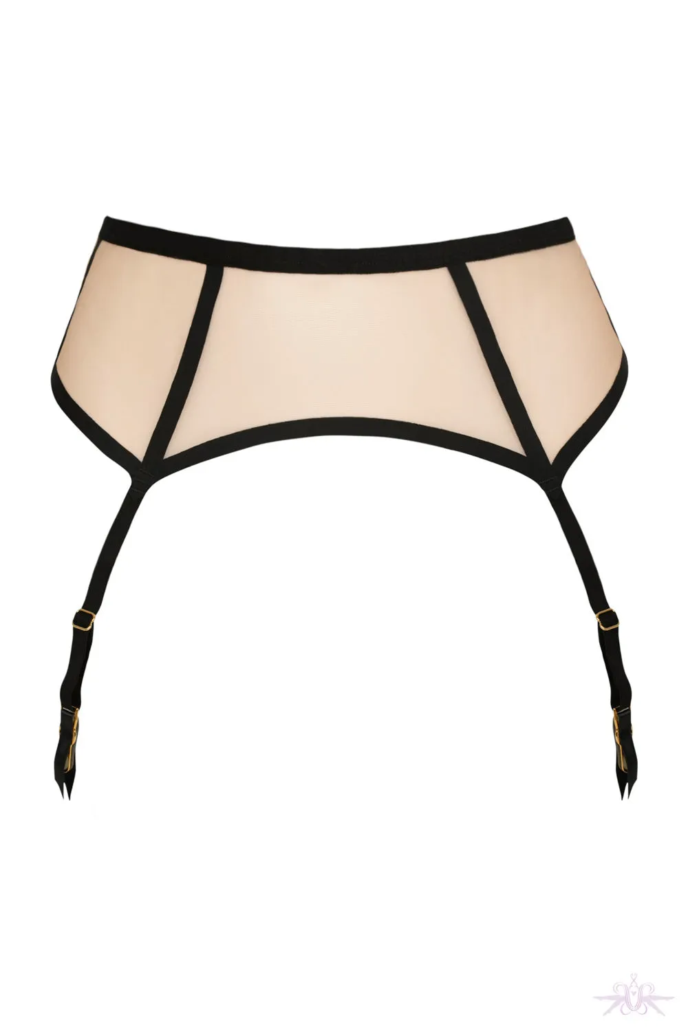 Atelier Amour Insoutenable Legerete Nude/Black Suspender Belt