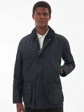 BARBOUR Ashby Wax Jacket - Mens - Black