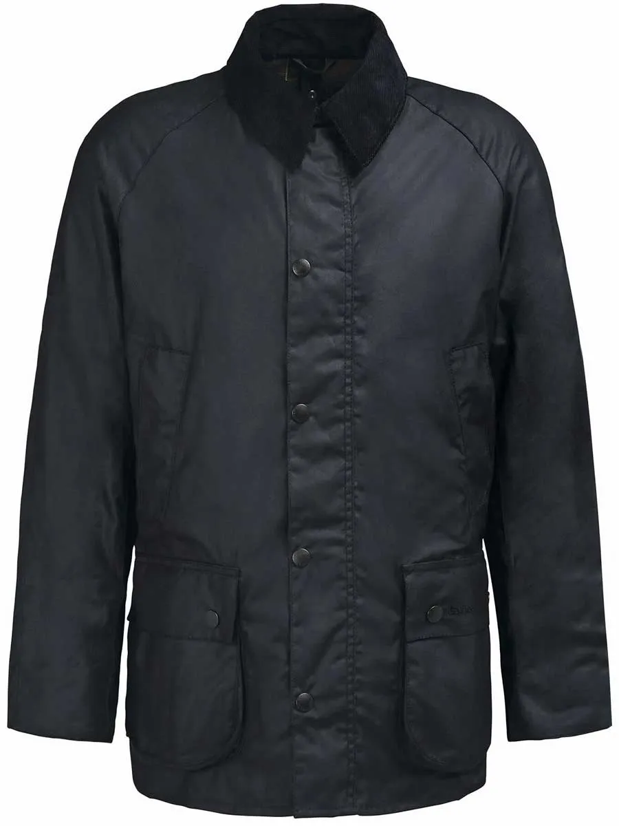 BARBOUR Ashby Wax Jacket - Mens - Black