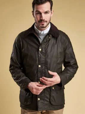 BARBOUR Ashby Wax Jacket - Mens - Olive