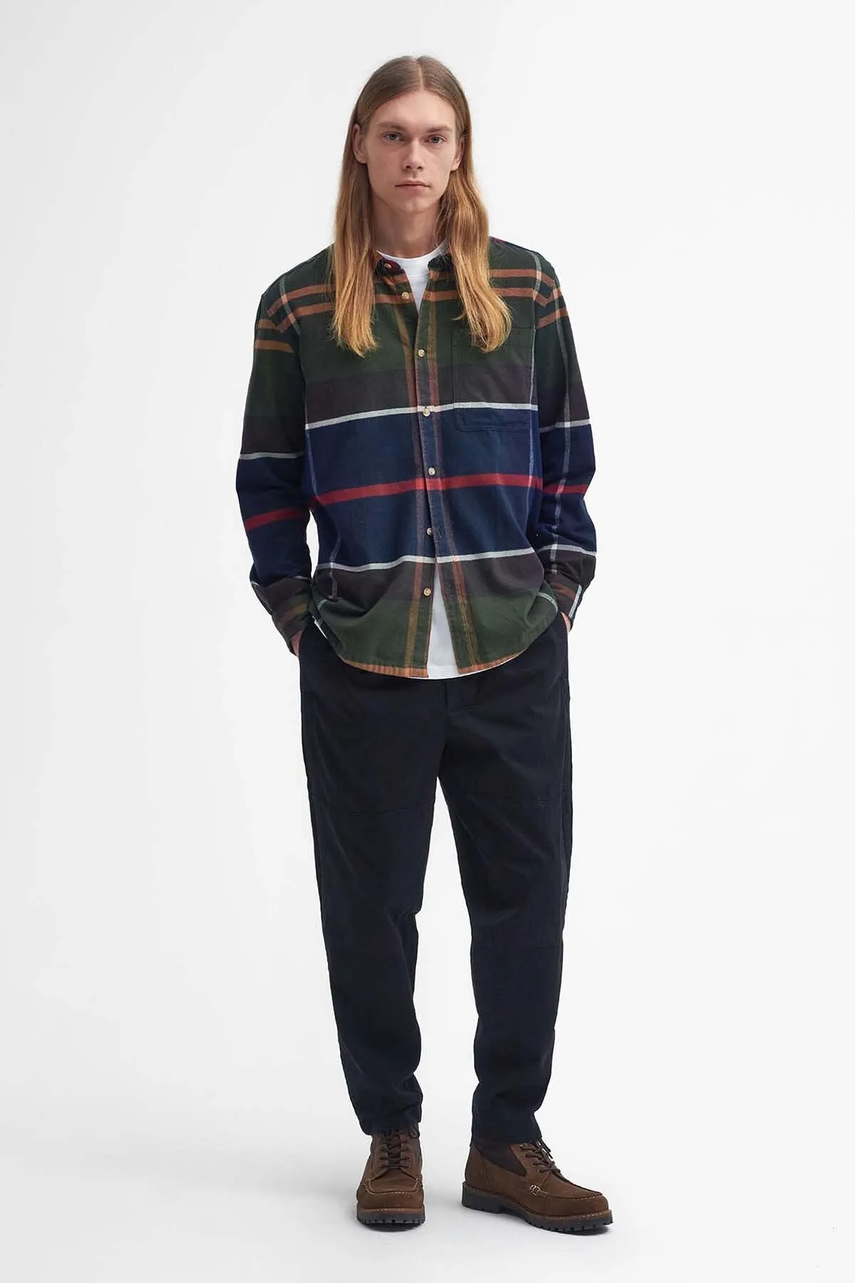 Barbour Bushlane Oversized Long-Sleeved Tartan Shirt