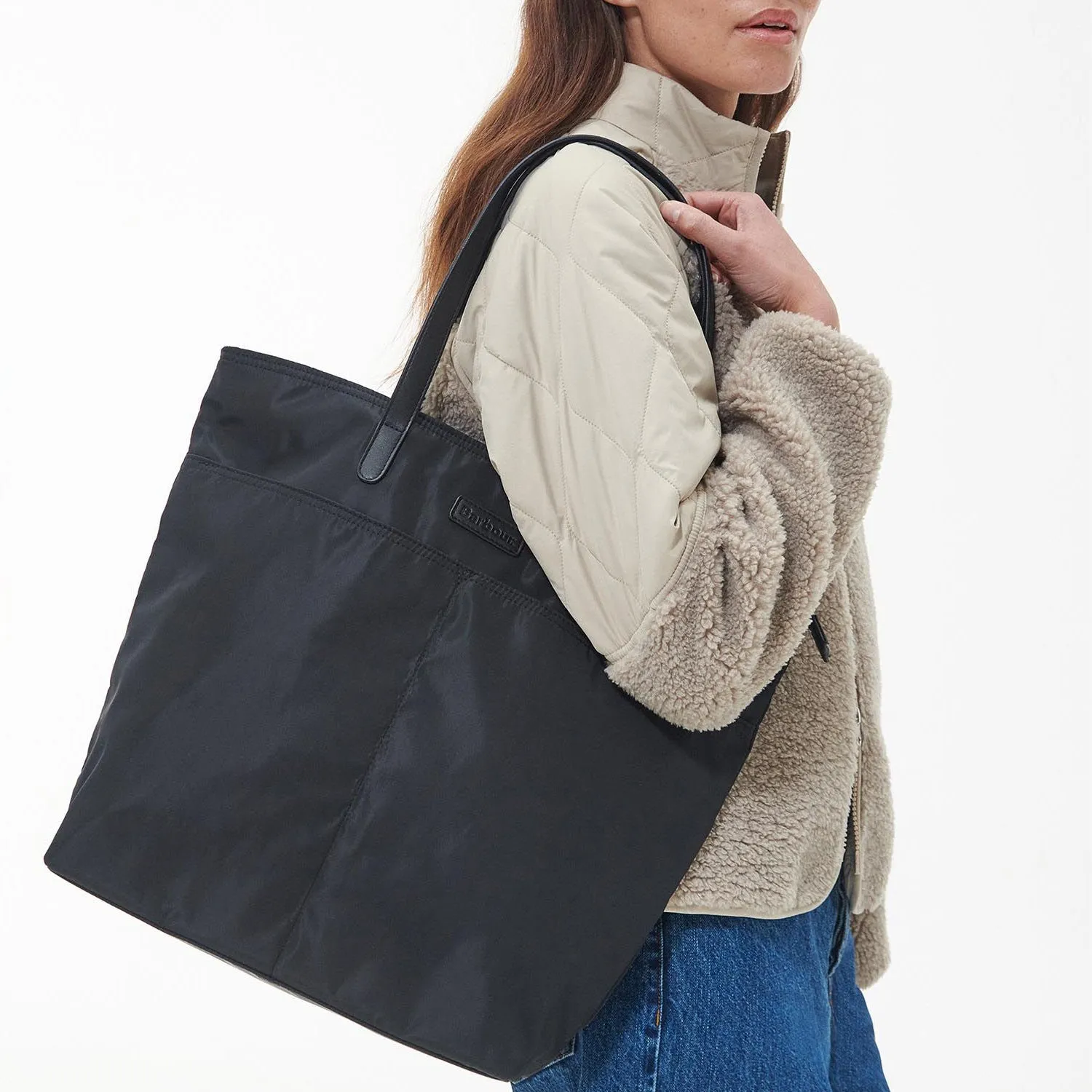 Barbour Edderton Tote Bag in Black