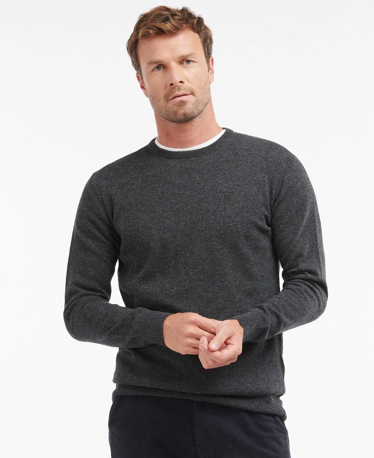 Barbour Essential Lambswool Crew Neck Jumper