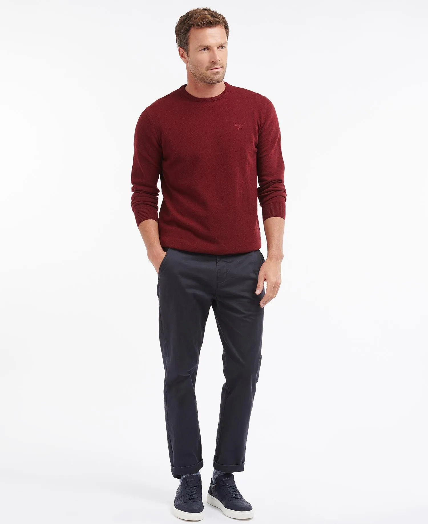 Barbour Essential Lambswool Crew Neck Jumper