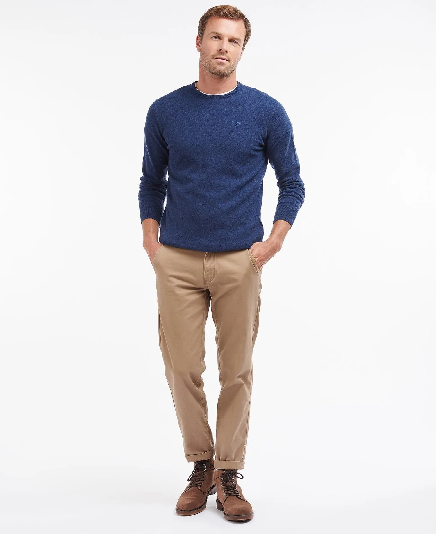 Barbour Essential Lambswool Crew Neck Jumper