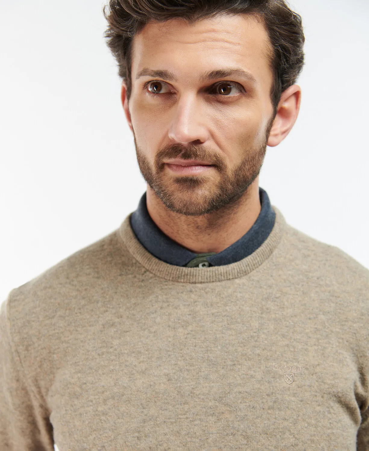 Barbour Essential Lambswool Crew Neck Jumper