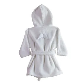 Bathrobe - Angel Wings White