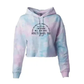 Bend Your Knees Club Cotton Candy Hooded Crop