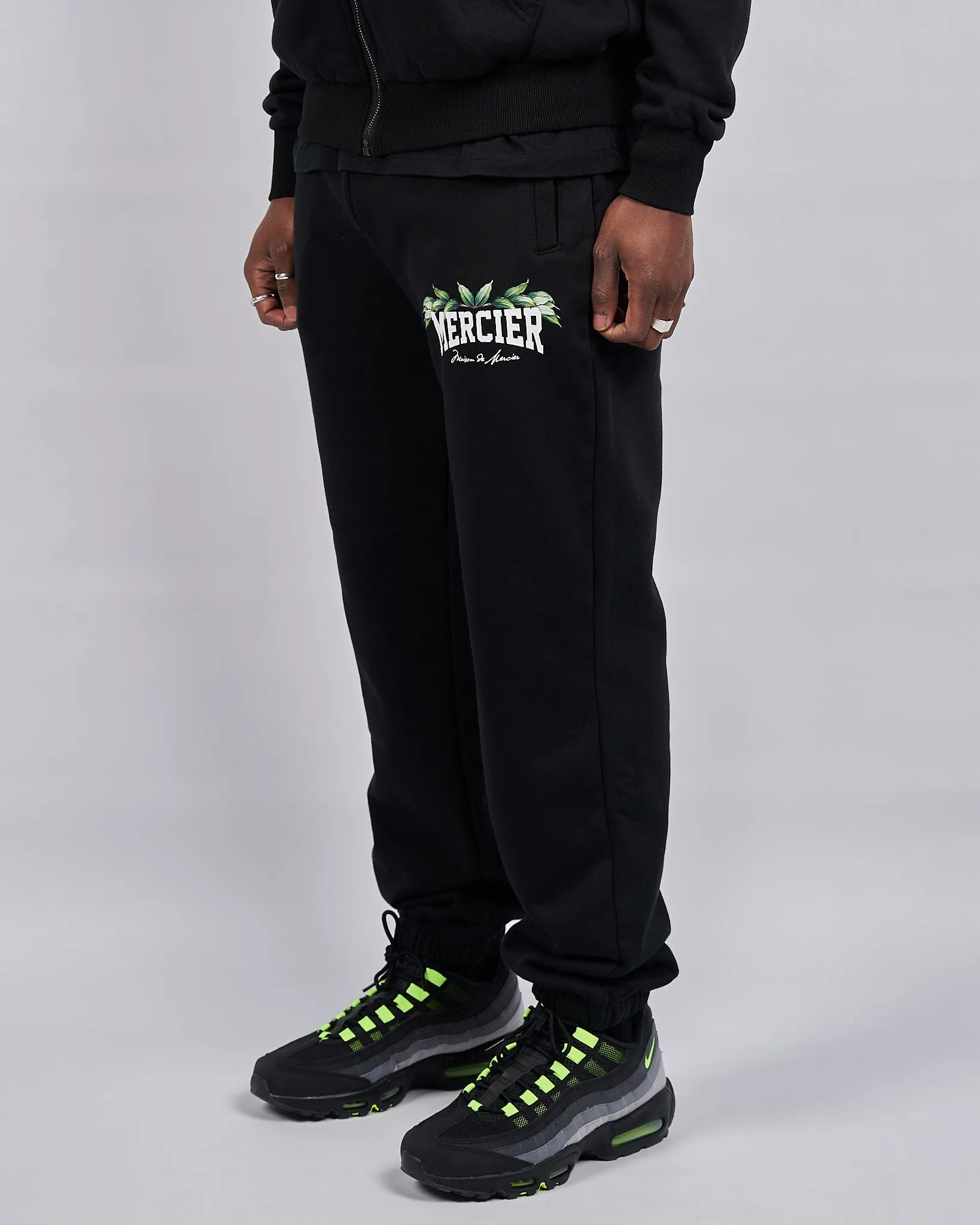 Black Botanic Court Joggers