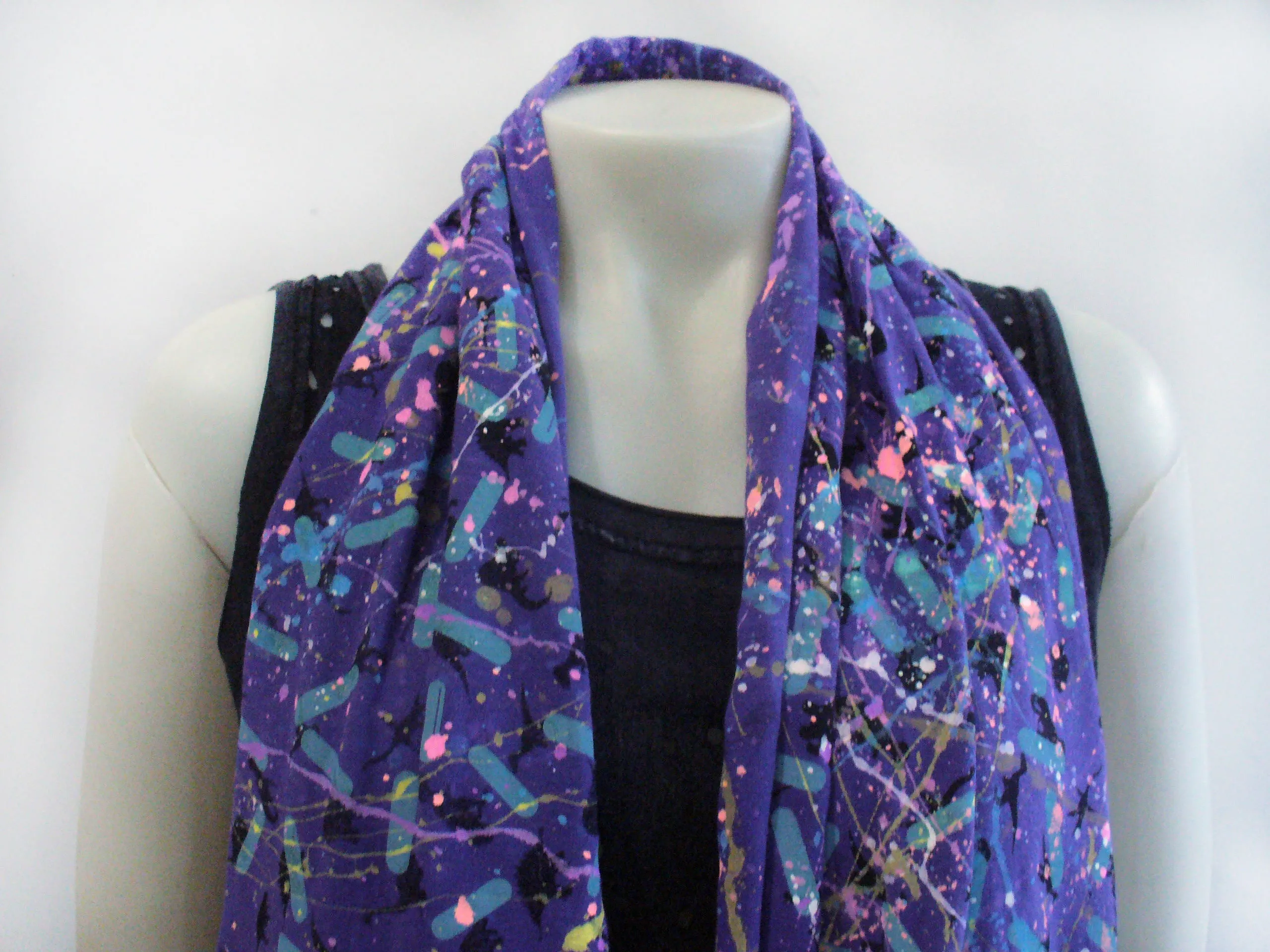 Blim! Few of A Kind Splatter Infinity Scarf