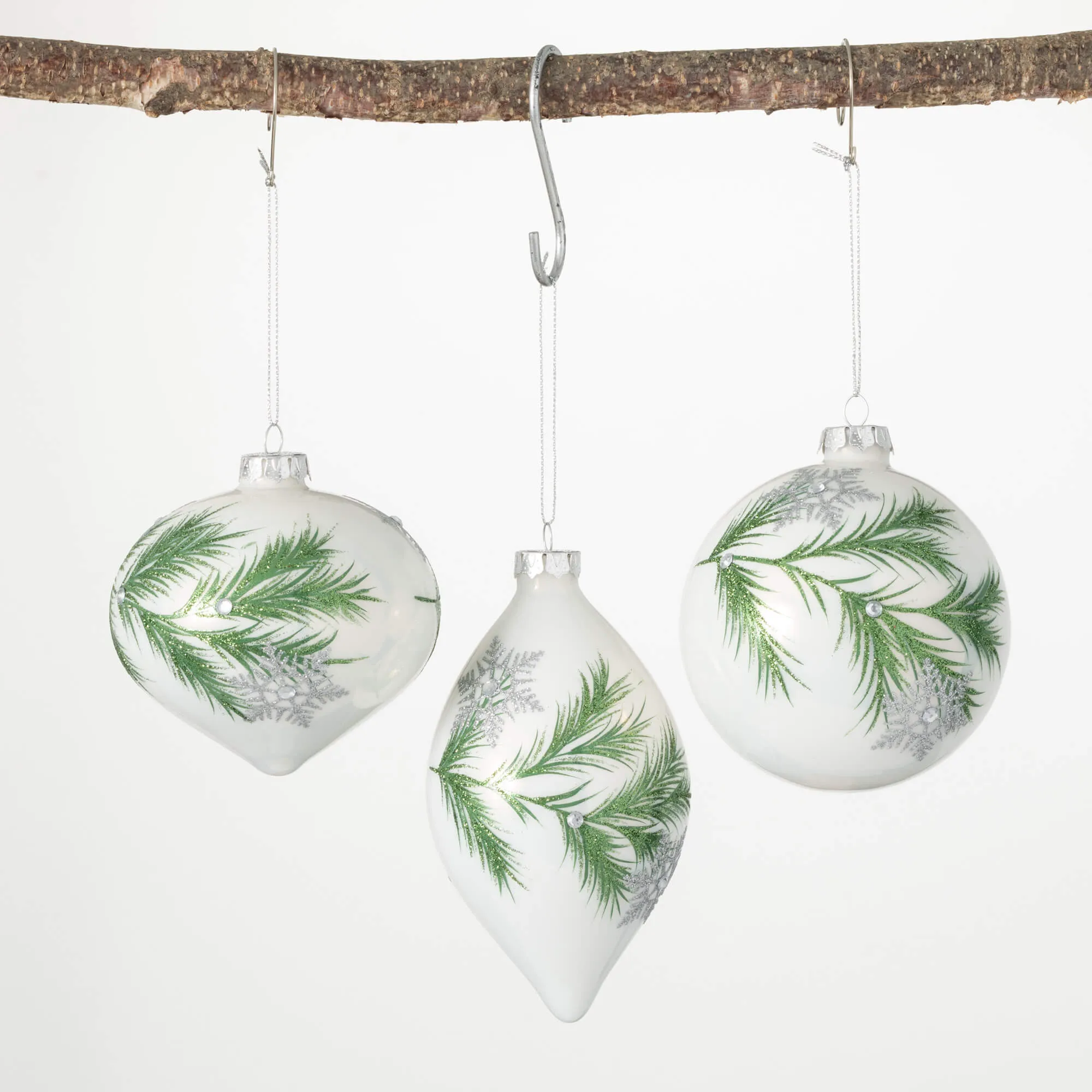 Botanical Drop Ornament Set