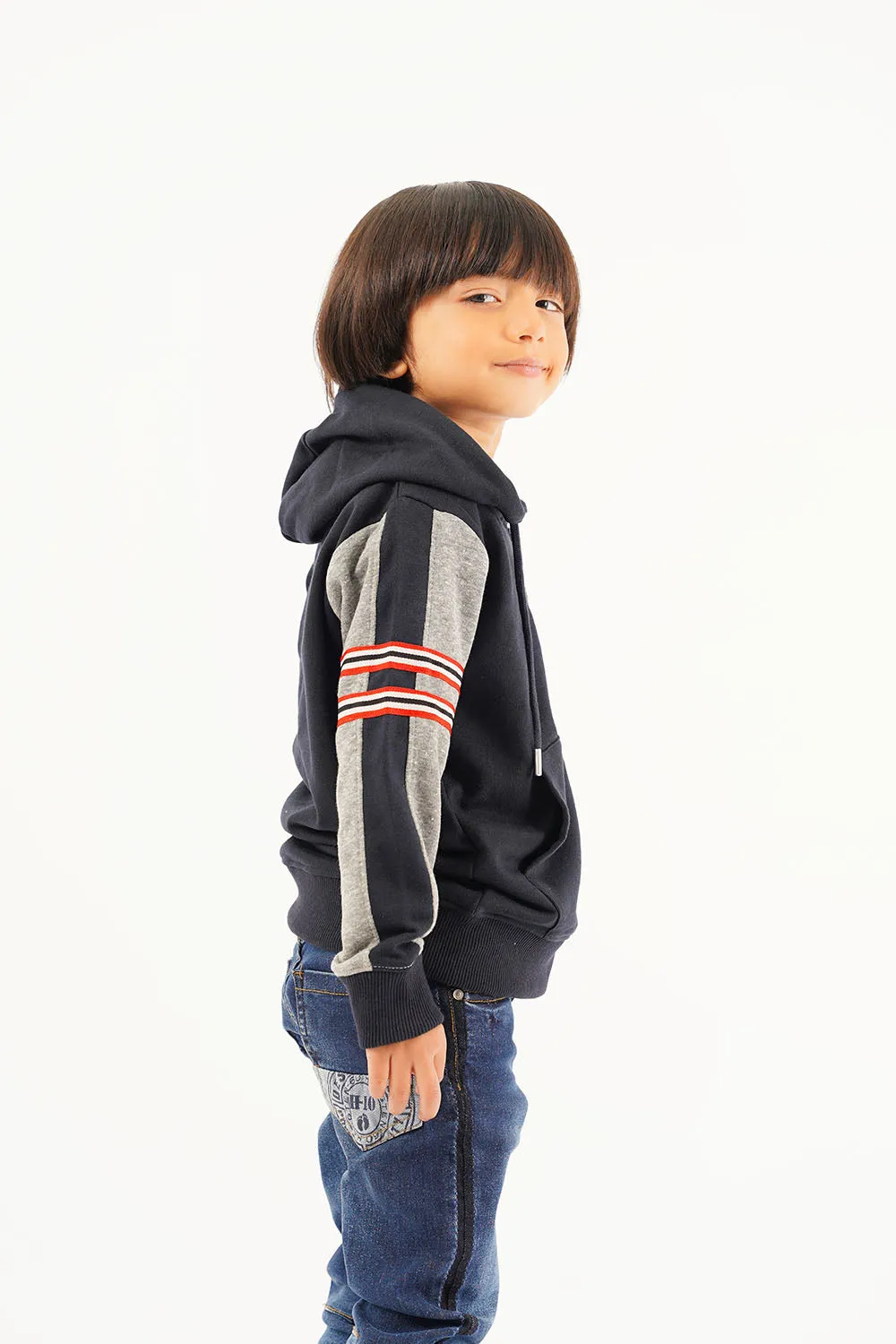 Boy's Front Zip Hoodie