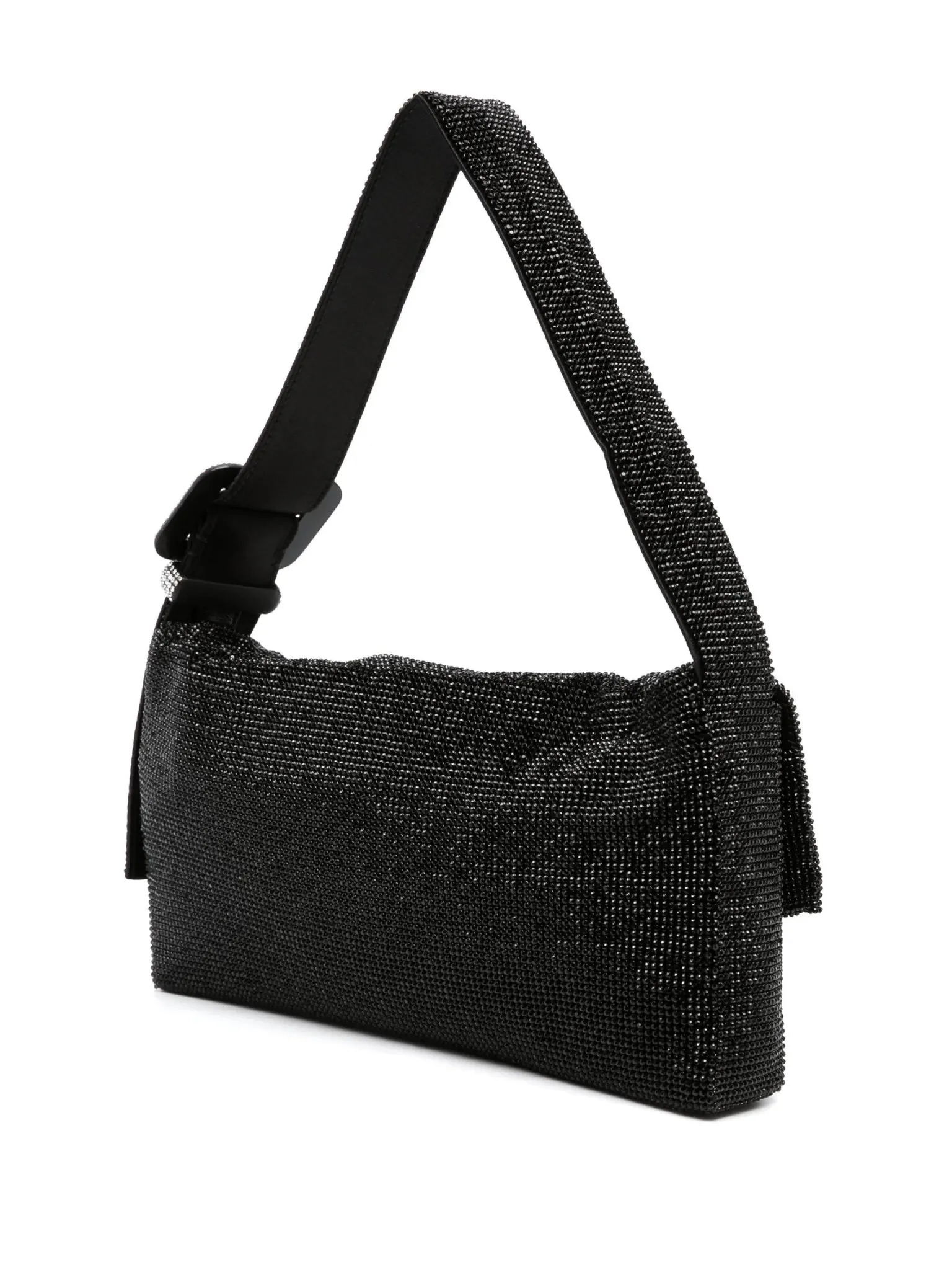 buckle-detail shoulder bag