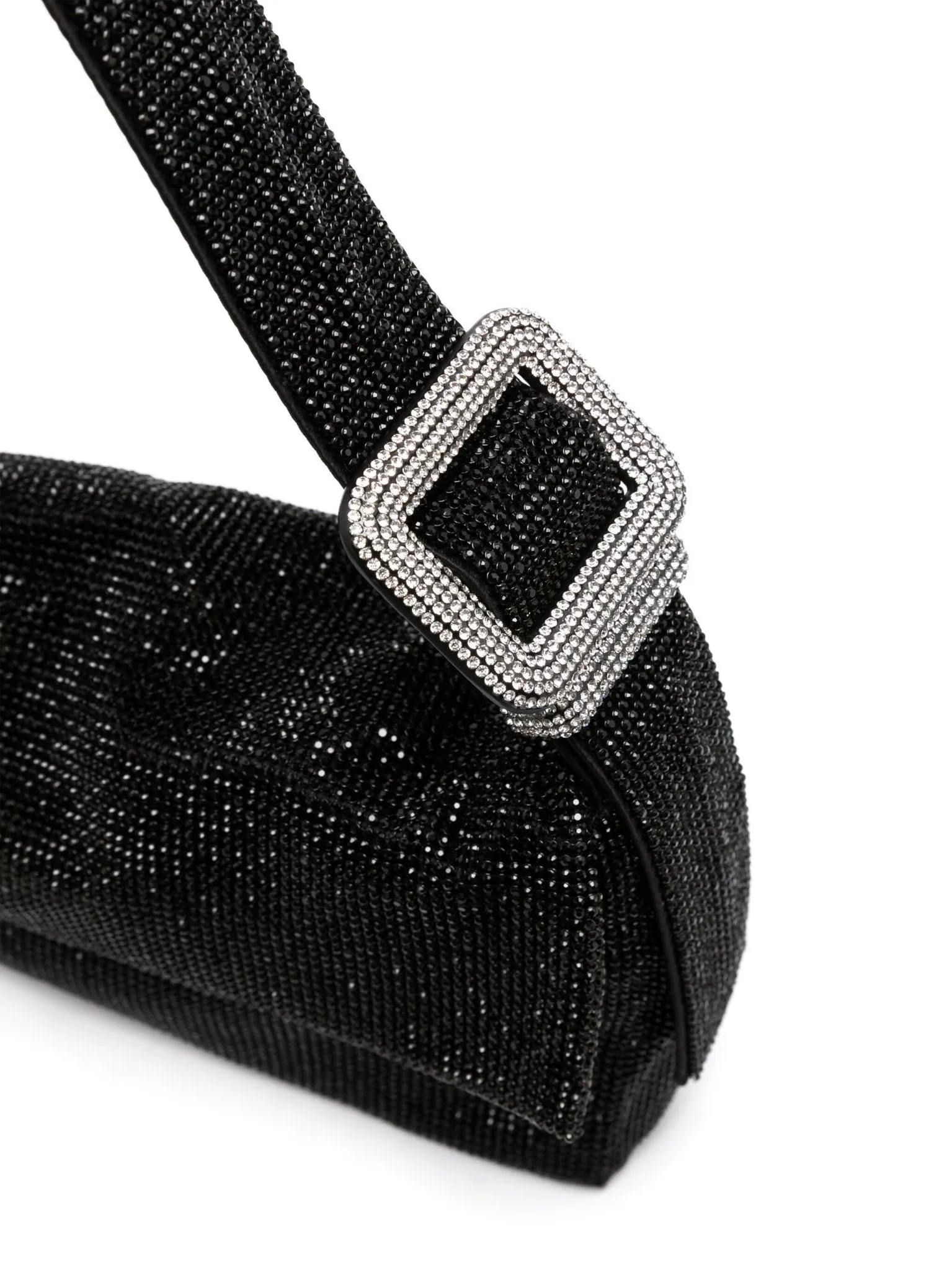 buckle-detail shoulder bag