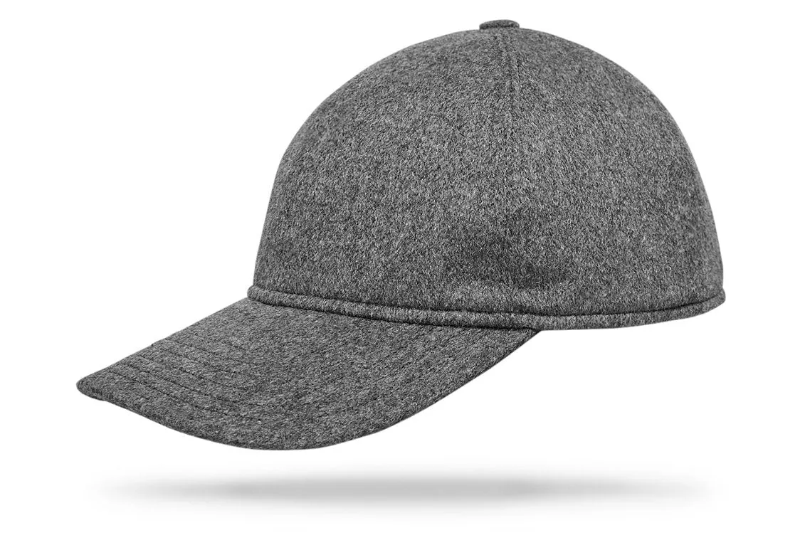 Cashmere Baseball Cap - Heather Grey - W