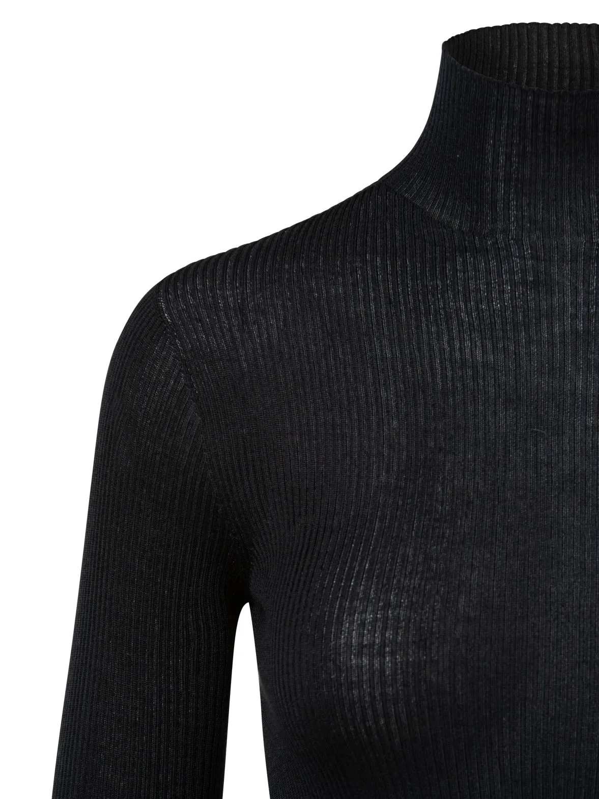 Cashmere Silk Knit Pullover