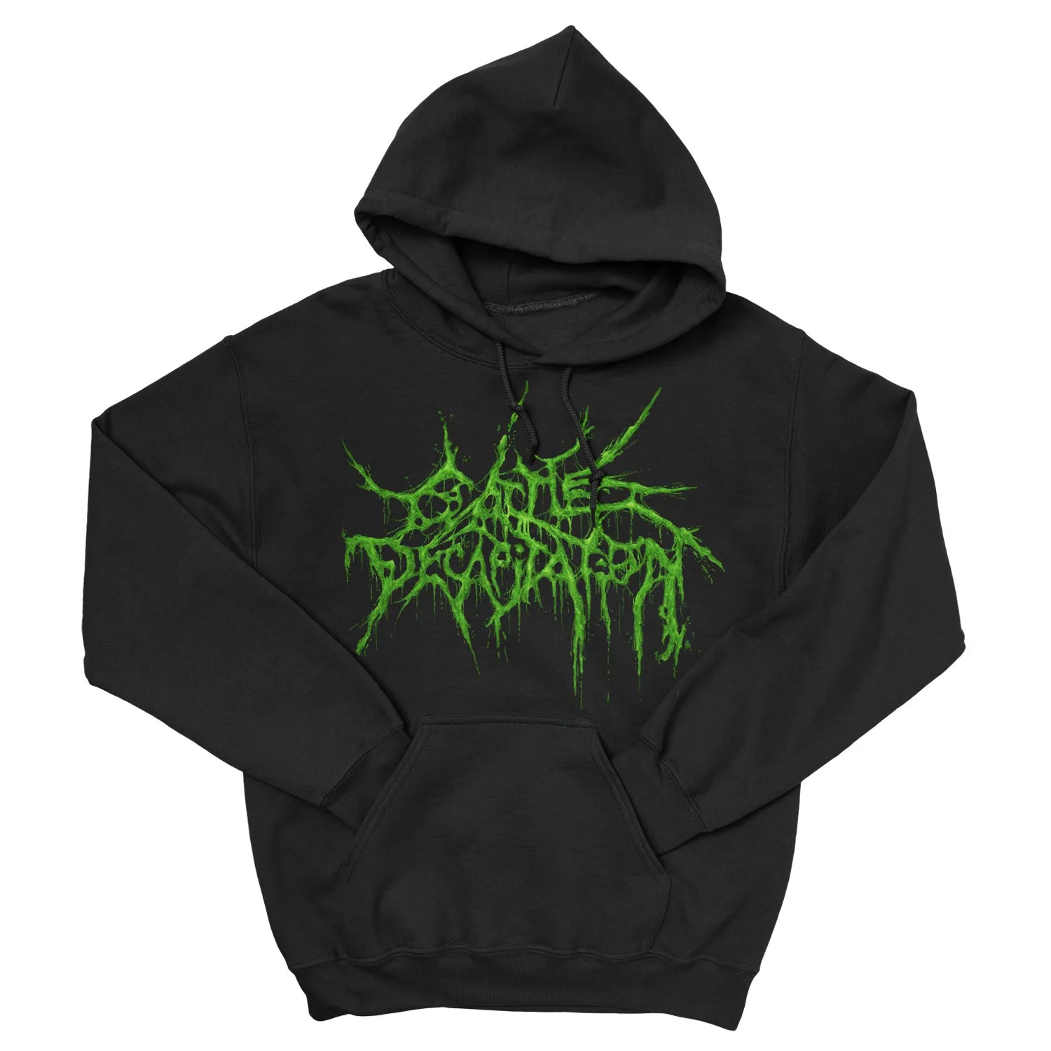 Cattle Decapitation "Green Lava Logo Chaos And Carnage Tour 2024" Pullover Hoodie