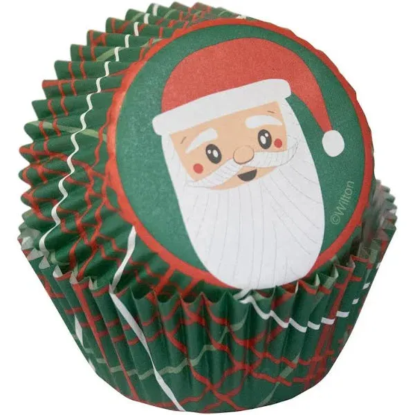 Christmas Santa Standard Baking Cups | 24 ct