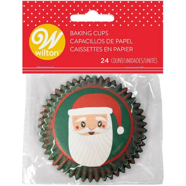 Christmas Santa Standard Baking Cups | 24 ct