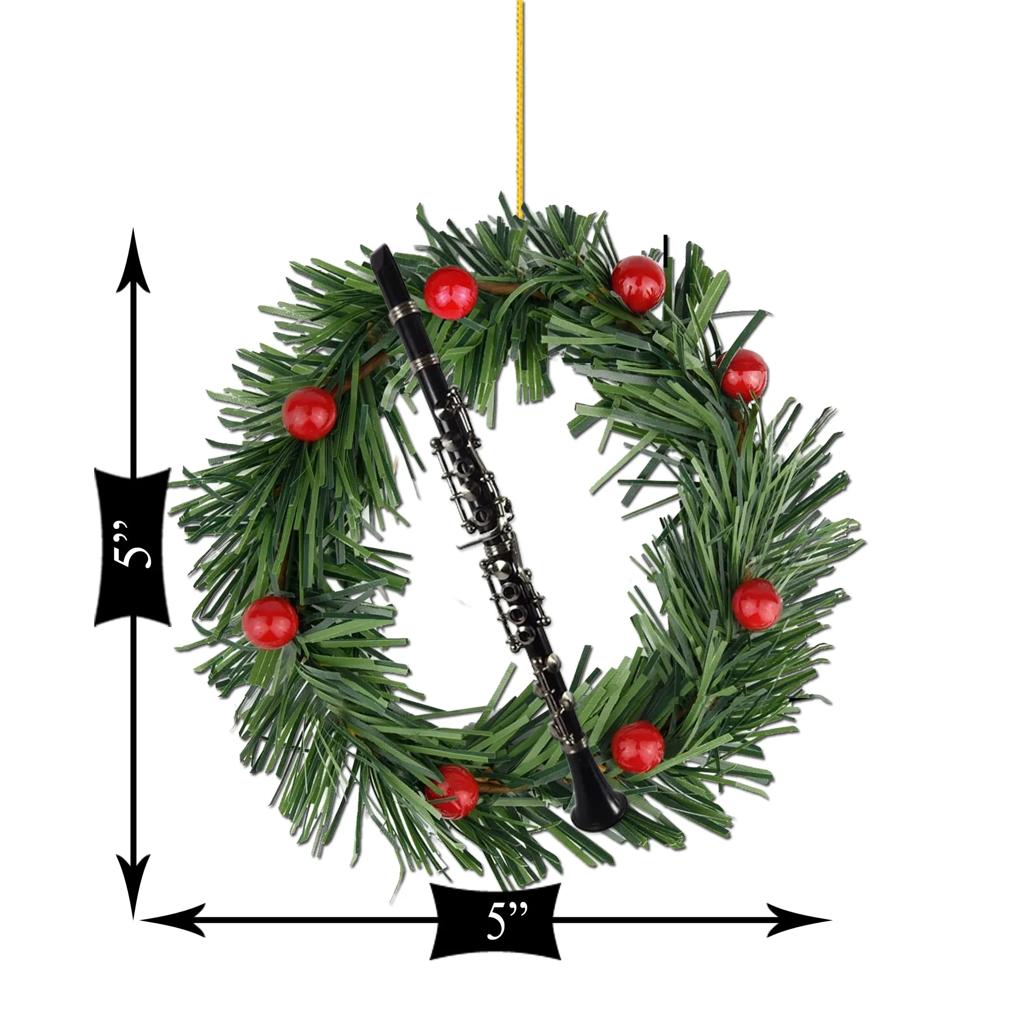 Clarinet Ornament