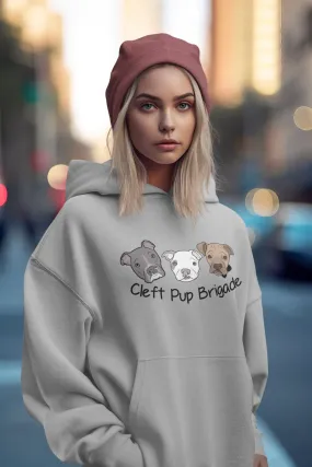 Cleft Pup Brigade Pullover Hoodie (Available in Several colors)