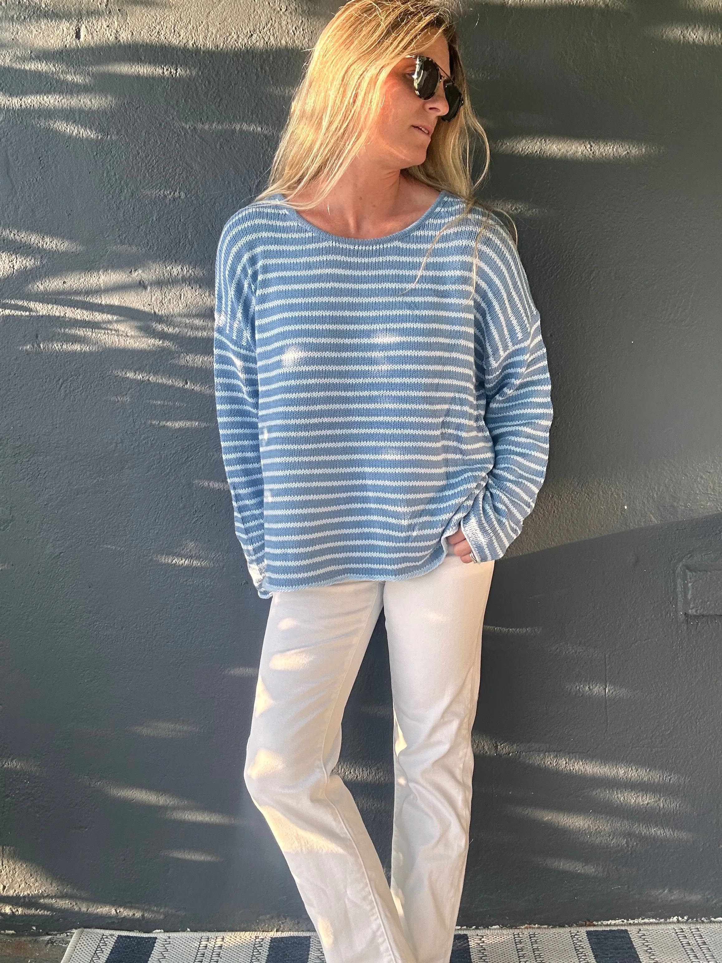 Coastal Classic stripe sweater