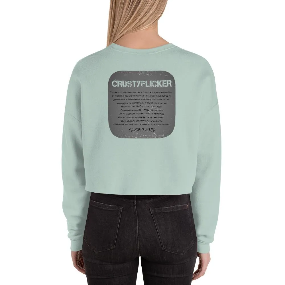 CRUSTYFLICKER Dogtag - Crop Sweatshirt