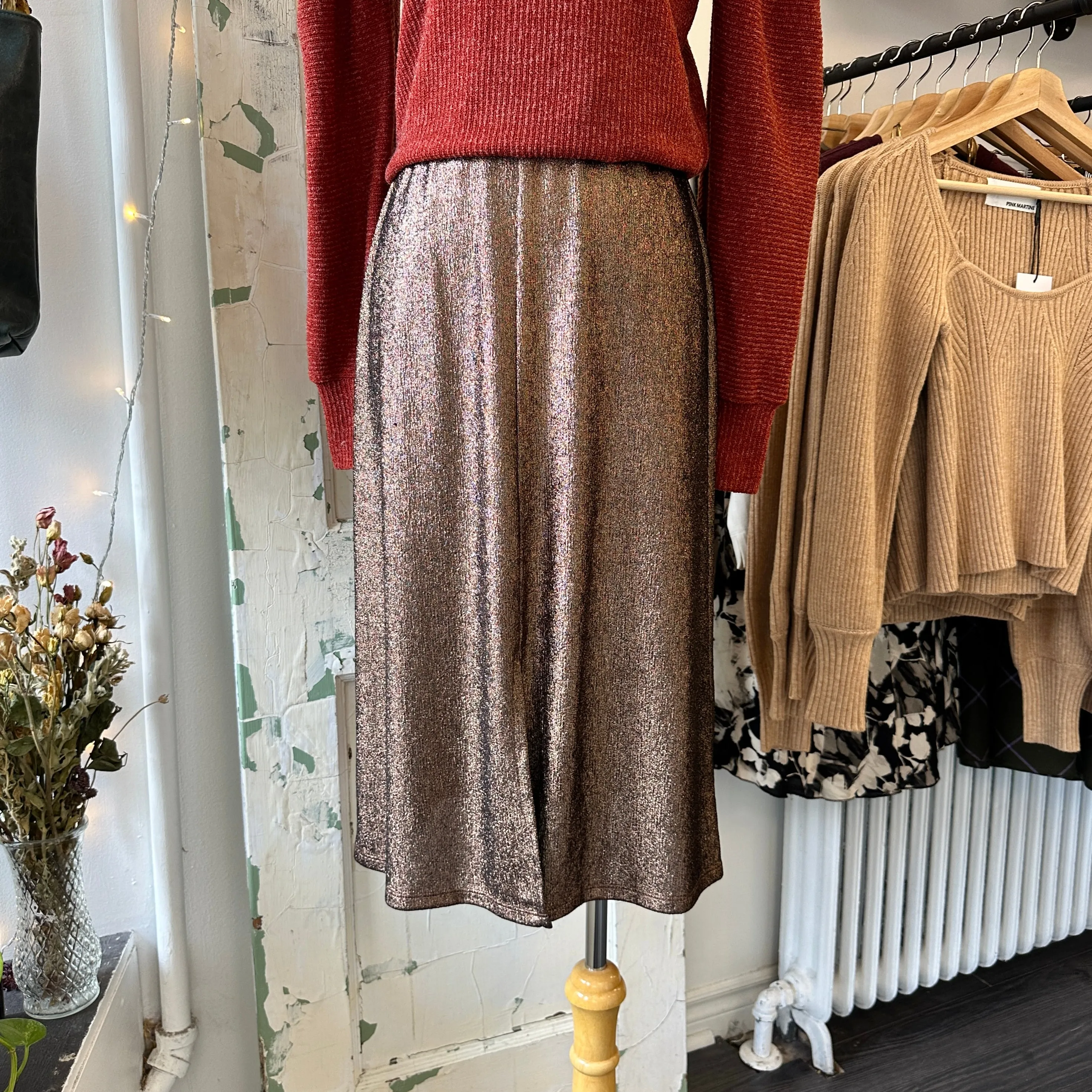 Dagg & Stacey // Nell Skirt Copper Shimmer