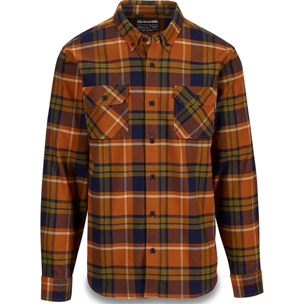 Dakine Reid Tech Flannel Long Sleeved Shirt - Leather Brown