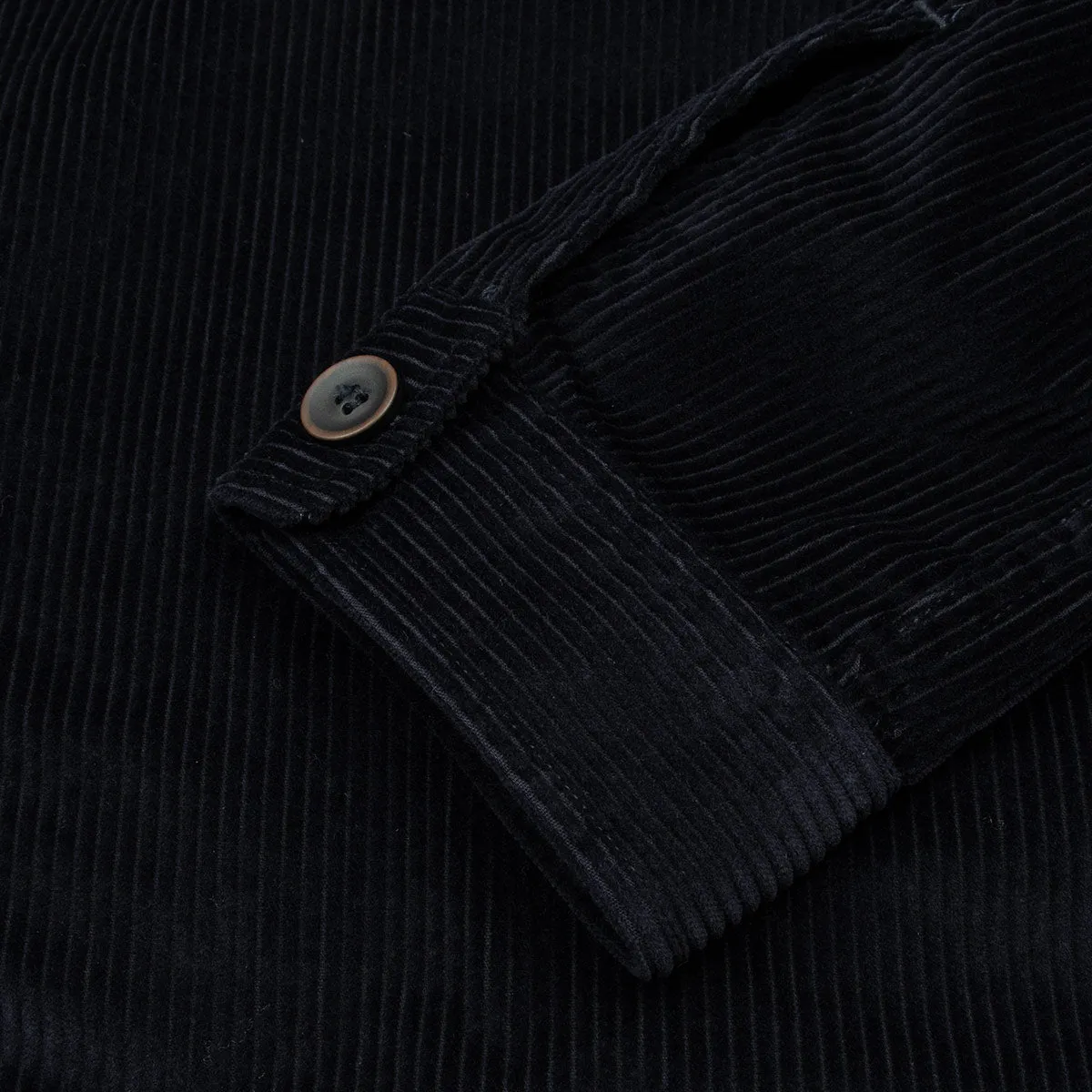 Dark Navy Cotton Corduroy Overshirt