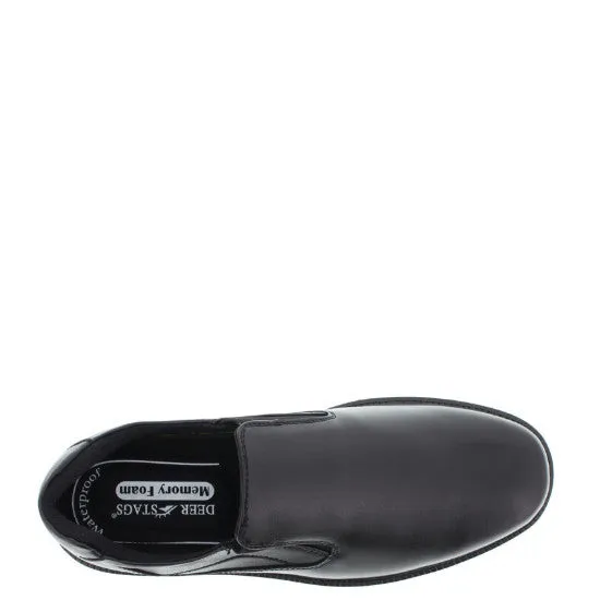 Deer Stags Men's Nu Media Slip On Loafer - Black