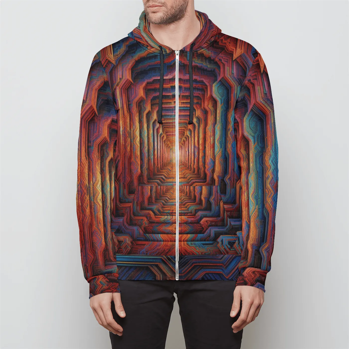 DMT PATHWAY Unisex Zip Hoodie