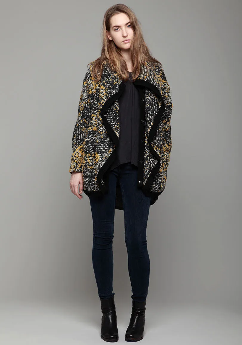 Draped Double Layer Cardi