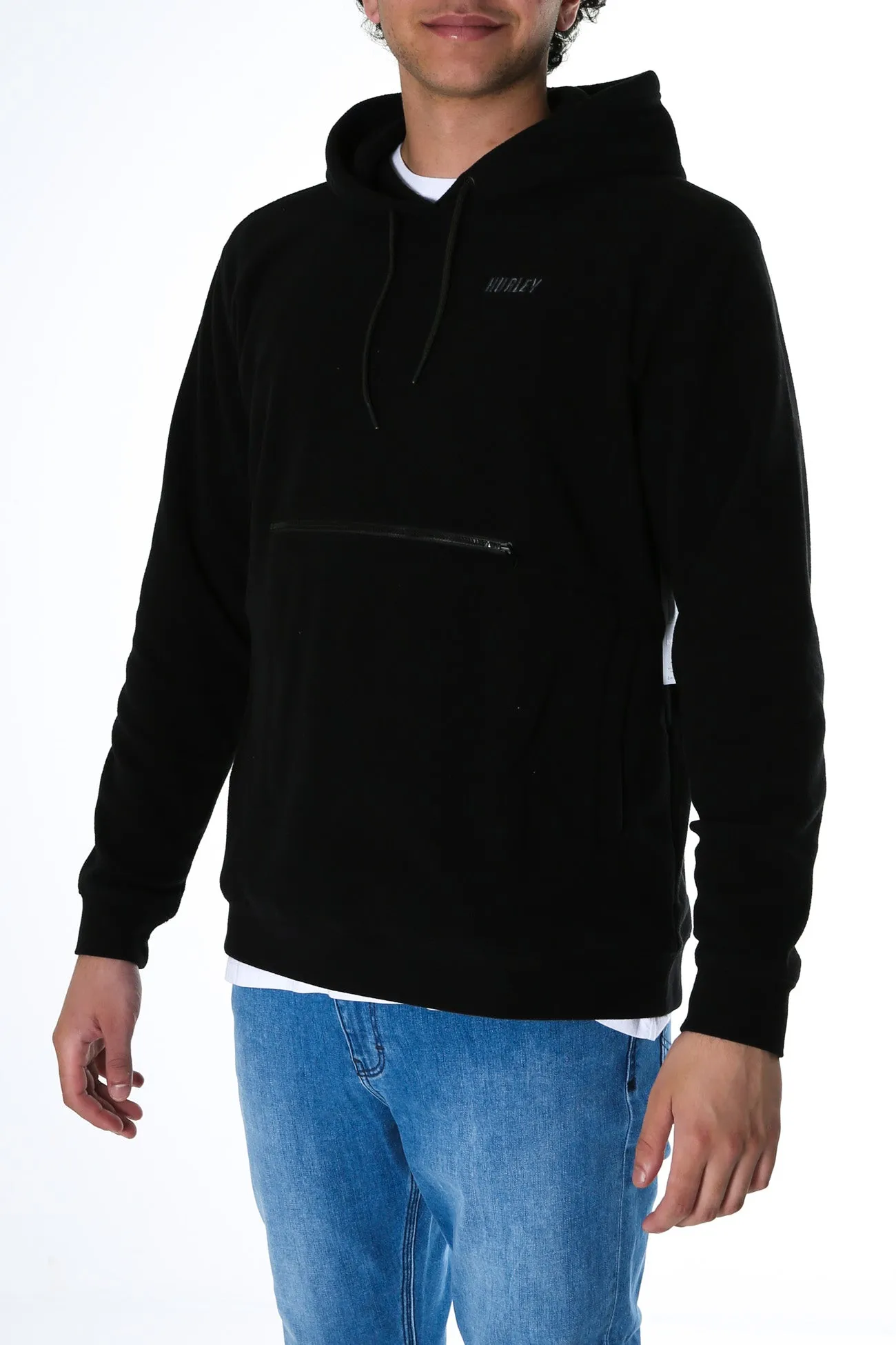 Driver Pullover Fleece Black