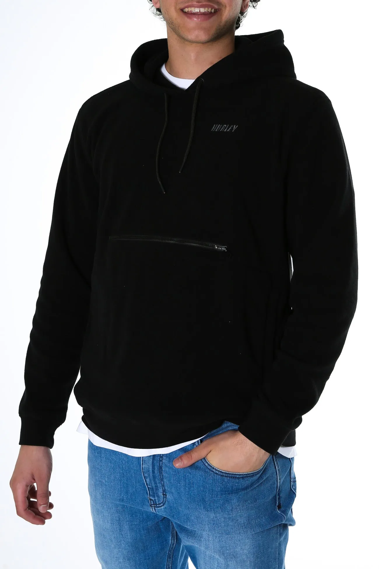 Driver Pullover Fleece Black