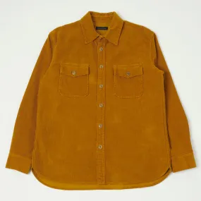 East Harbour Surplus 'Leonard' Corduroy Overshirt - Mustard