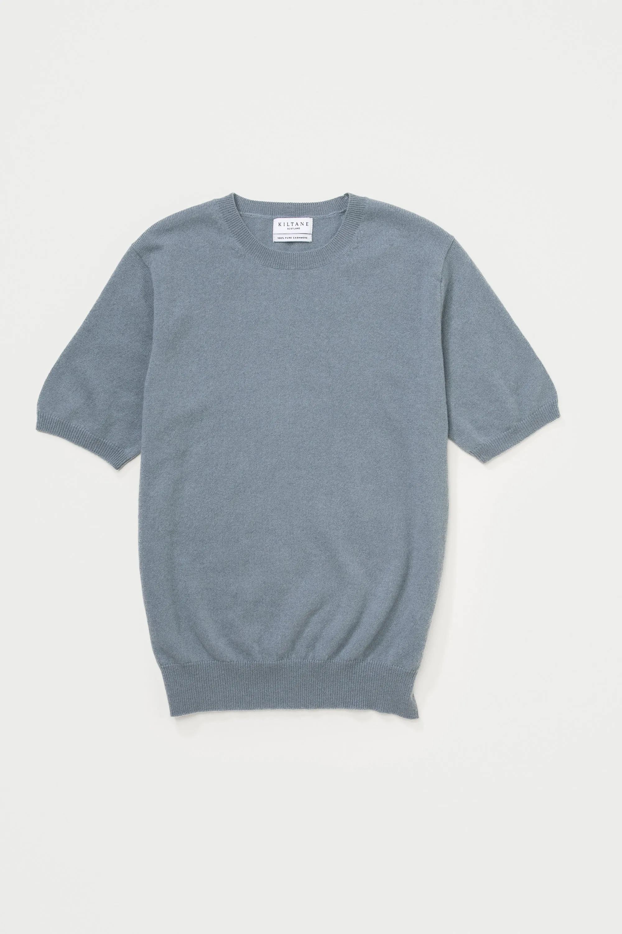 Edinburgh Cashmere T-Shirt - Storm