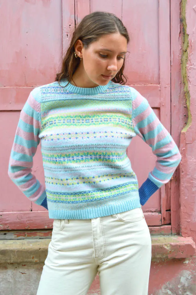 Eribé Stobo Calamine Fairisle Sweater