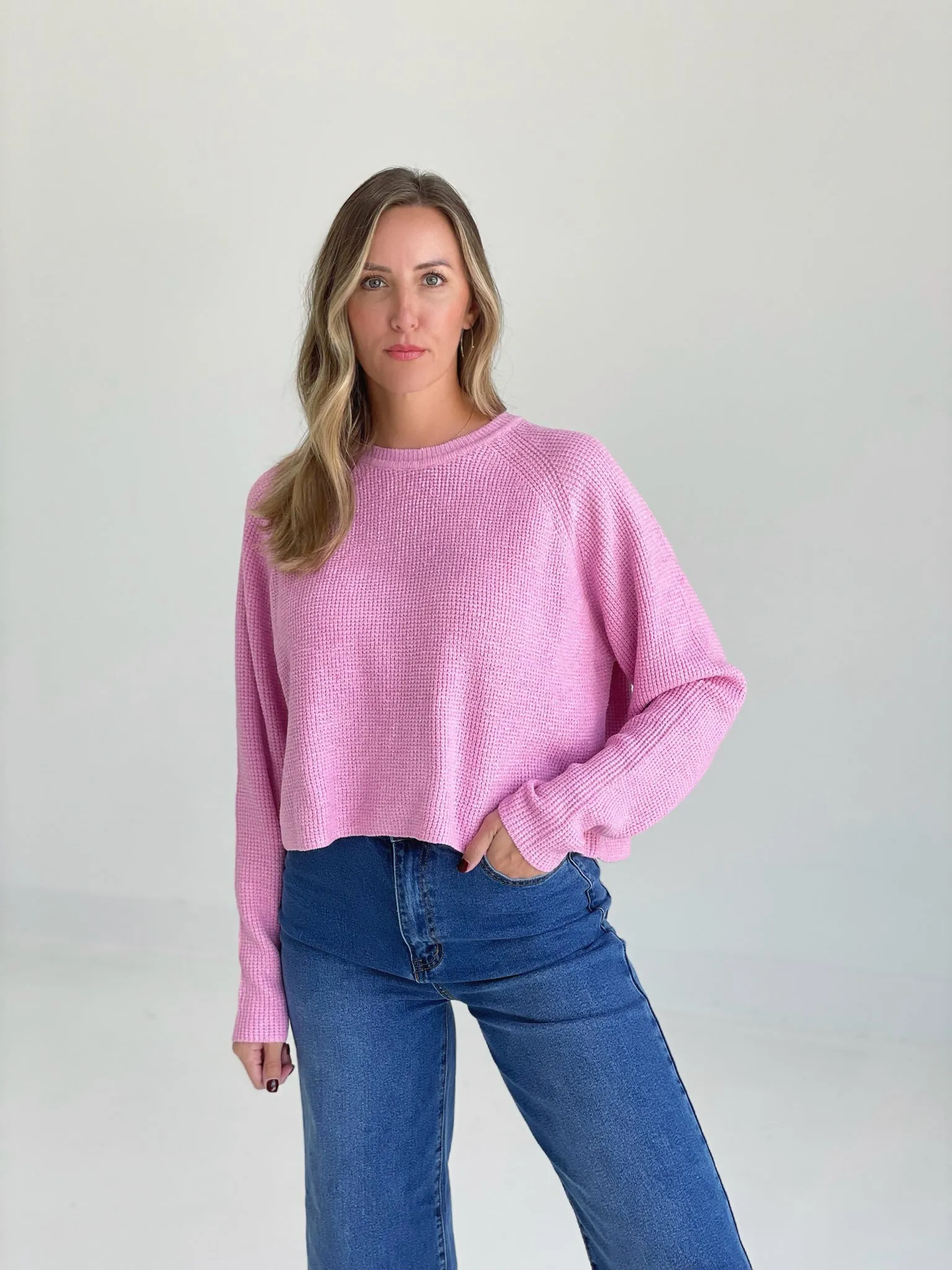 Fannar Sweater - Rose Pink