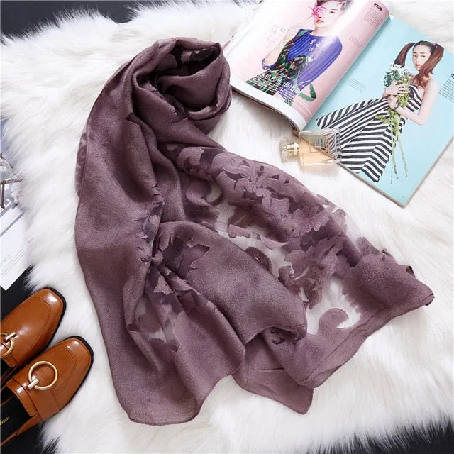 Fashion Silk Scarf Patchwork Bandana Shawl #AS-1