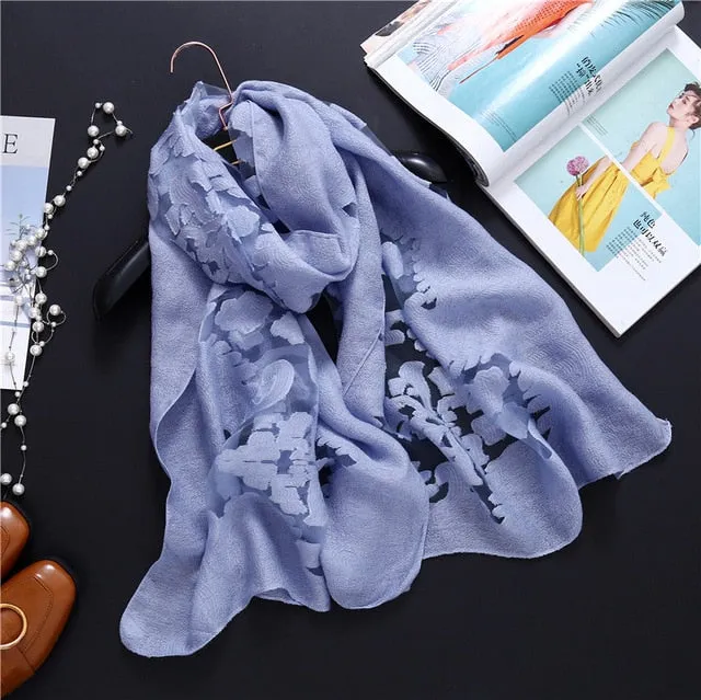 Fashion Silk Scarf Patchwork Bandana Shawl #AS-1